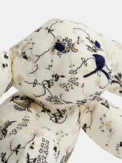 Bonpoint Aimer Stuffed Dog 6 In. Ecru Flowers |Newborn & Baby Stuffed Animals And Toys