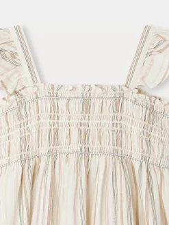 Bonpoint Alexandra Dress Multicolored Stripes |Child Dresses