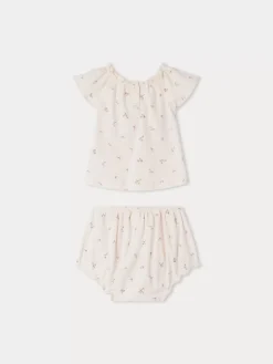 Bonpoint Amissa Clothing Set Pink |Newborn & Baby Sets And Jumpsuits