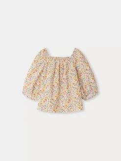 Bonpoint Anastide Blouse Orange |Child Tops