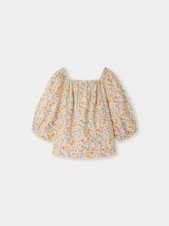 Bonpoint Anastide Blouse Orange |Child Tops