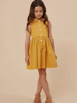 Bonpoint Anne Dress Sunshine Yellow |Child Dresses