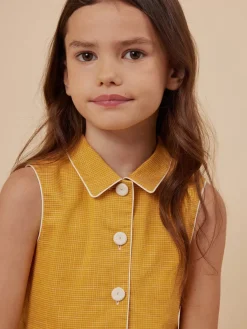 Bonpoint Anne Dress Sunshine Yellow |Child Dresses