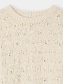 Bonpoint Anumati Sweater Ecru |Child Cardigans And Sweaters