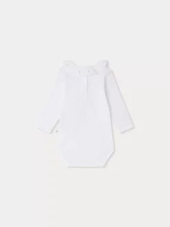 Bonpoint April Onesie Natural White |Newborn & Baby Onesies And Pajamas