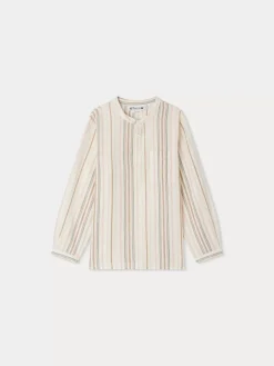 Bonpoint Artiste Shirt Multicolored Stripes |Child Tops