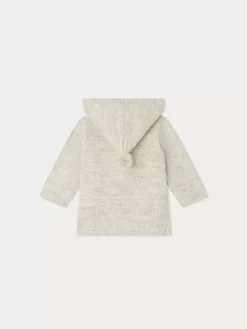 Bonpoint Atexane Burnoose Heathered Gray |Newborn & Baby Outerwear