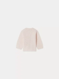Bonpoint Azia Cardigan Light Pink |Newborn & Baby Sweaters And Cardigans