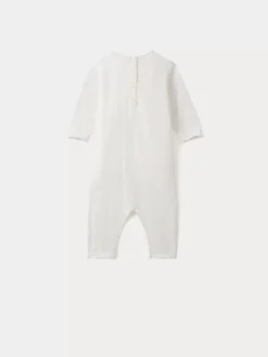 Bonpoint Babies' Sleepsuit Milk White |Newborn & Baby Sets And Jumpsuits