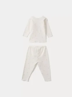 Bonpoint Babies' Two-Piece Pajama Set Gold |Newborn & Baby Sets And Jumpsuits