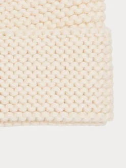 Bonpoint Baby Beanie Hat Off White |Newborn & Baby Socks And Accessories