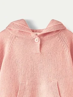 Bonpoint Baby Cashmere Sweater Faded Pink |Newborn & Baby Sweaters And Cardigans