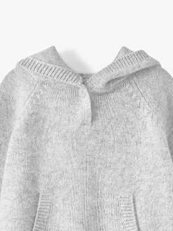 Bonpoint Baby Cashmere Sweater Heathered Gray |Newborn & Baby Sweaters And Cardigans