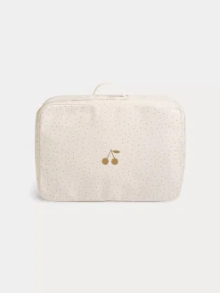 Bonpoint Baby Coated Cotton Large Suitcase Gold |Newborn & Baby Childcare