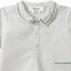 Bonpoint Baby Embroidered Set Almond |Newborn & Baby Sets And Jumpsuits