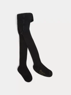 Bonpoint Baby Ribbed Tights Black |Newborn & Baby Leggings And Socks
