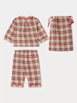 Bonpoint Badinerie Pajamas Cherry |Newborn & Baby Onesies And Pajamas