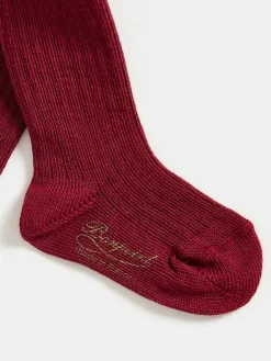 Bonpoint Banny Tights Plum |Newborn & Baby Leggings And Socks