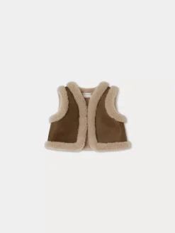 Bonpoint Barra Cardigan Chestnut |Newborn & Baby Outerwear