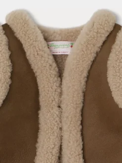 Bonpoint Barra Cardigan Chestnut |Newborn & Baby Outerwear