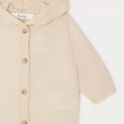 Bonpoint Barta Cardigan Natural |Newborn & Baby Sweaters And Cardigans