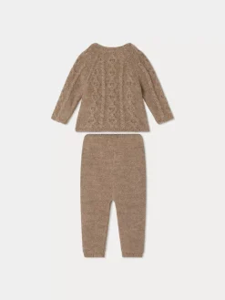 Bonpoint Bergamote Set Sand |Newborn & Baby Sets And Jumpsuits