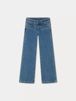 Bonpoint Bestie Pants Light Denim |Child Bottoms