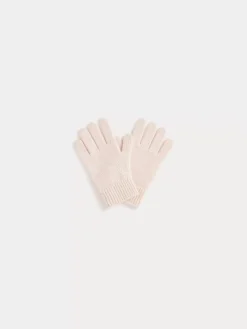 Bonpoint Birk Gloves Pale Pink |Child Accessories
