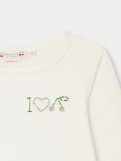 Bonpoint Blanca T-Shirt Milk White |Child Tops