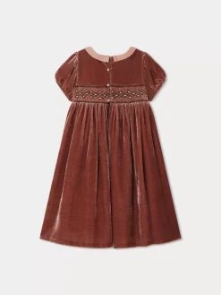 Bonpoint Blossom Special Occasion Dress Terracotta |Child Dresses