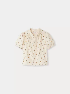 Bonpoint Blouse Adele Beige Rose |Child Tops