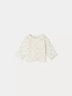 Bonpoint Blouse Ganiti Blanc Naturel |Newborn & Baby Tops