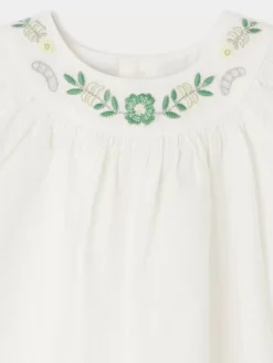 Bonpoint Blouse Lala Ivoire |Newborn & Baby Tops