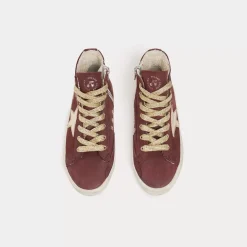 Bonpoint & Golden Goose Francy High-Top Sneakers Plum |Child Shoes