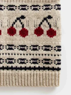 Bonpoint Bothilde Snood Heathered Gray |Child Accessories