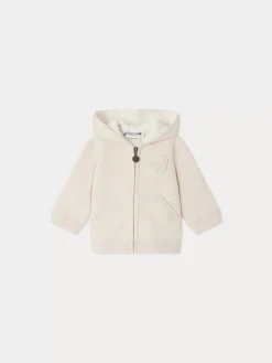 Bonpoint Bud Sweatshirt Ivory |Newborn & Baby Sweaters And Cardigans