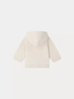 Bonpoint Bud Sweatshirt Ivory |Newborn & Baby Sweaters And Cardigans