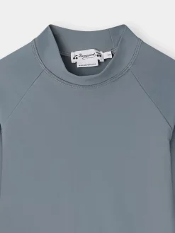 Bonpoint Caius Uv Protection T-Shirt Medium Gray |Child Swimwear