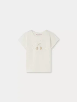 Bonpoint Capricia T-Shirt White Milk |Child Tops