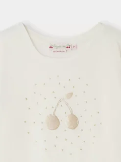 Bonpoint Capricia T-Shirt White Milk |Child Tops