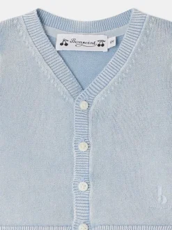 Bonpoint Cardigan Aymar Ciel |Newborn & Baby Sweaters And Cardigans