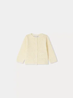 Bonpoint Cardigan Clayel Banane |Newborn & Baby Sweaters And Cardigans