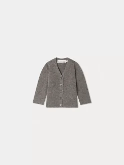 Bonpoint Cardigan Daevon Marron |Newborn & Baby Sweaters And Cardigans