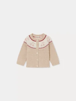 Bonpoint Cardigan Tatiana Ecru |Newborn & Baby Sweaters And Cardigans