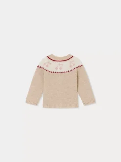 Bonpoint Cardigan Tatiana Ecru |Newborn & Baby Sweaters And Cardigans