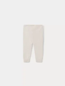 Bonpoint Cashmere Baby Leggings Milk White |Newborn & Baby Socks And Accessories