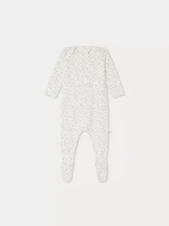 Bonpoint Catia Pajamas Gray Blue |Newborn & Baby Onesies And Pajamas
