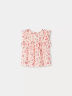 Bonpoint Celene Blouse Raspberry |Child Tops
