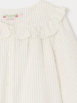 Bonpoint Charley Blouse Ecru |Child Tops