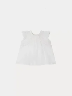 Bonpoint Cicily Blouse Milk White |Newborn & Baby Tops